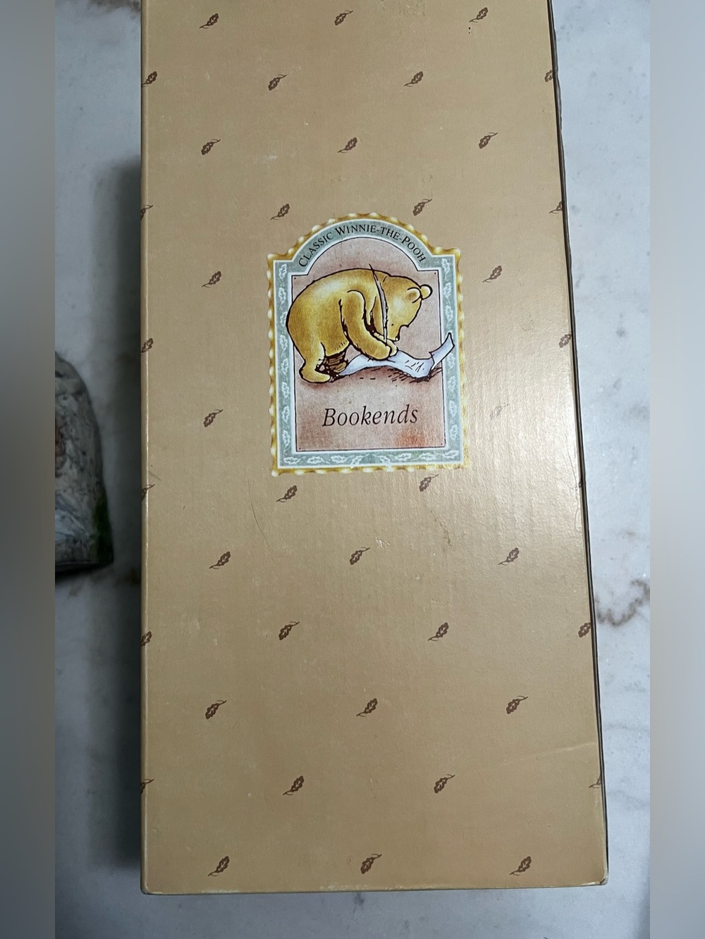 Vintage Charpente Disney Classic Winnie the Pooh Picnic Party Bookend Set W/Box